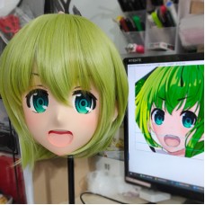 (GLA046)Customize Character'! Female/Girl Resin Full/Half Head With Lock Anime Cosplay Japanese Animego Kigurumi Mask (GLA046)Customize Character'! Female/Girl Resin Full/Half Head With Lock Anime Cosplay Japanese Animego Kigurumi Mask